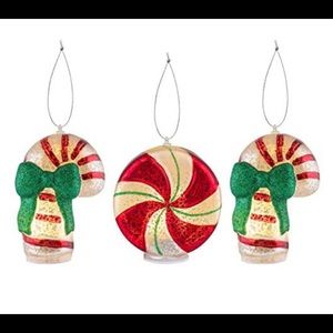 NEW! Mr Christmas LED Mercury Glass Figurine Candy Ornaments LAST SET!!
